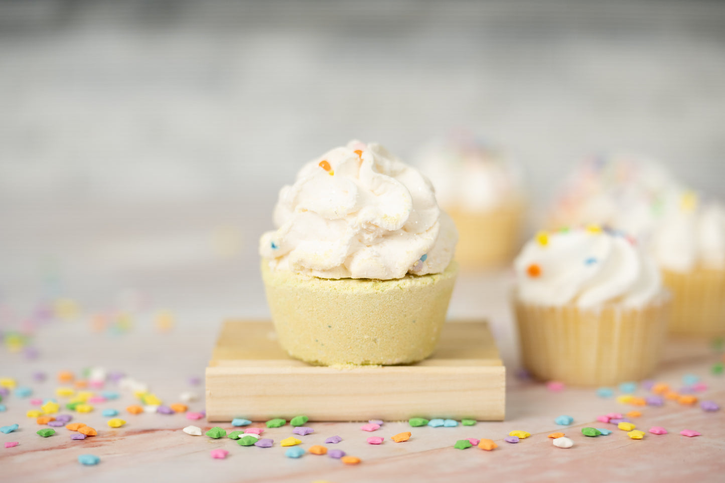 Strawberry Cupcake Bath Bomb - Kreiner Natural Soap