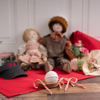 Candy Cane Bath Bomb The Soap Guy
