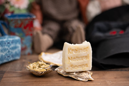 Jasmine Milk and Oats Mild Exfoliating Soap kreiner-natural-soap